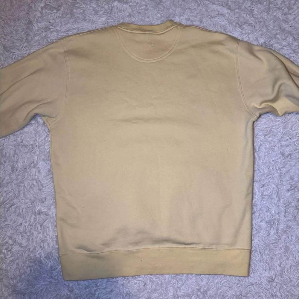 Gear For Sports Kennesaw State University KSU Crew Neck Sweatshirt Pale Yellow - Picture 10 of 10